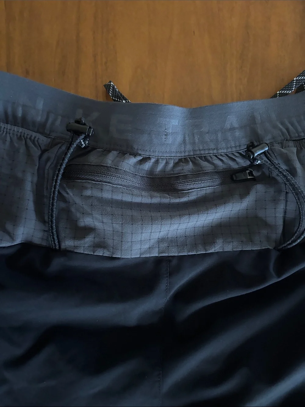 Nike Trail Second Sunrise Dri-Fit ADV Brief-Lined Running Shorts Black and Gray